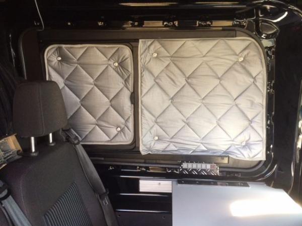 Thermomatten Dark Edition Premium Ford Transit (groß) ab 2014  - Komplettset zum Konfigurieren